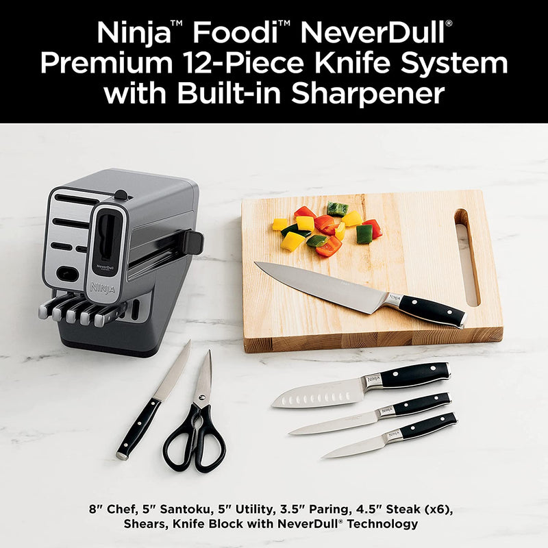 Juego de Cuchillos Neverdull Ninja Foodi K32012 12 Piezas Premium