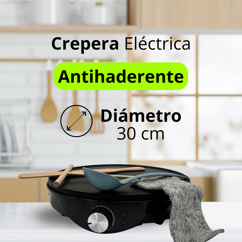 Crepera Eléctrica Antidherente RAGABASICS EL024