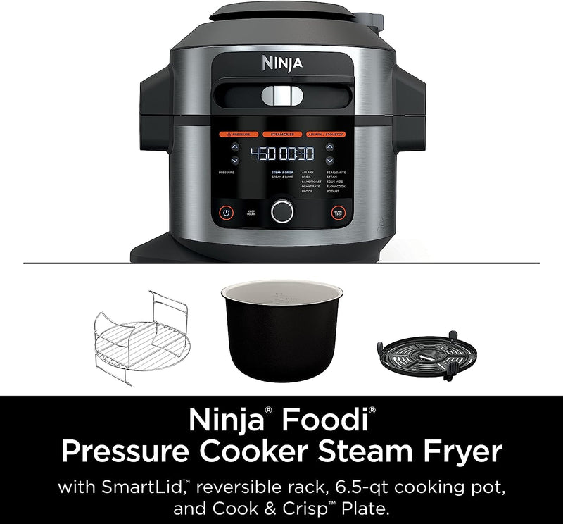 Olla a Presión y Freidora de Vapor Ninja Foodi 14-en-1 8-Qt XL SOLO $149.99  (Reg. $280)