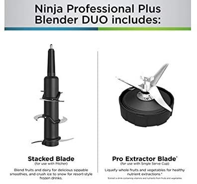 Ninja Licuadora Profesional Plus Duo Auto IQ BN750 1400 watts (Open Box)