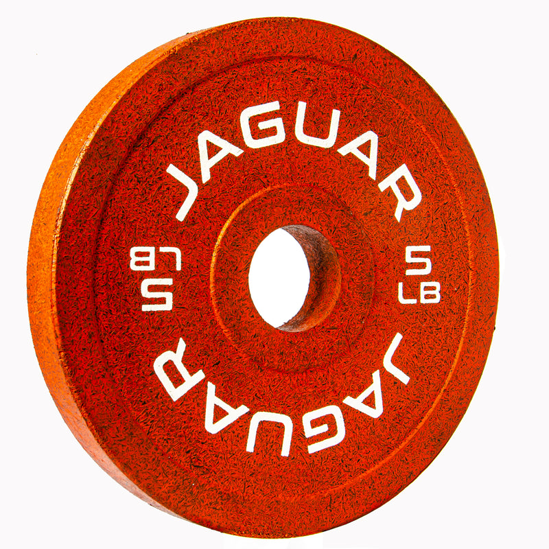 Jaguar Par De Discos Caucho Crossfit Gym 5 Lbs