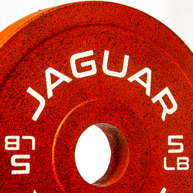 Jaguar Par De Discos Caucho Crossfit Gym 5 Lbs