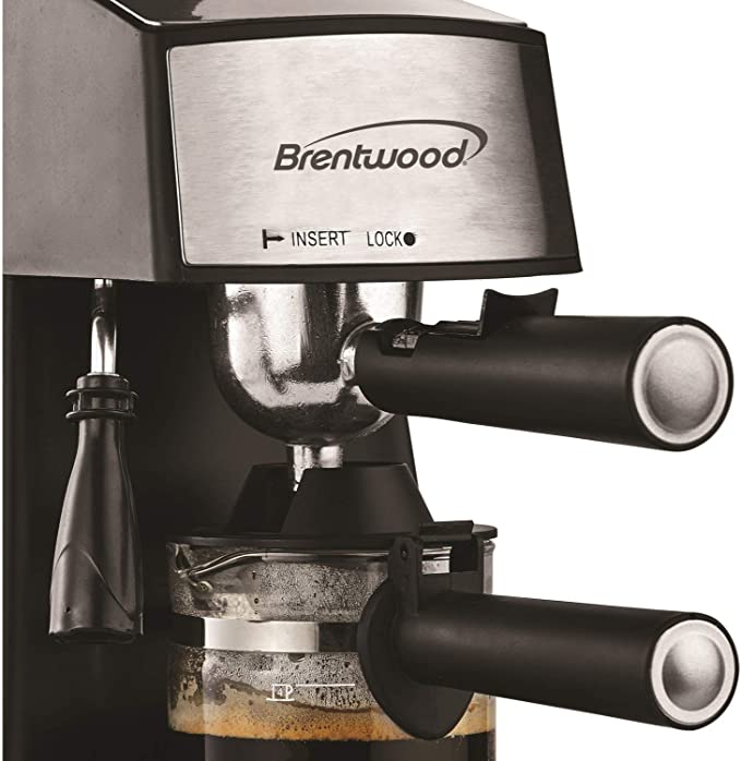 Cafetera 4 Tazas Brentwood GA-125 De Espresso y Capuchino