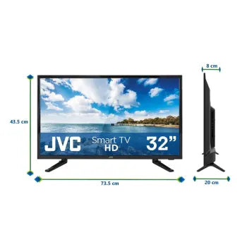 JVC Pantalla LED HD Smart TV 32 Pulgadas JVC32SMART