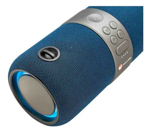 Bocina Portatil Maxwest BT11A Bluetooth Resistente Agua Azul
