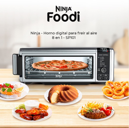 Ninja® - Foodi™ Horno digital para freír con aire 8 en 1 - SP101